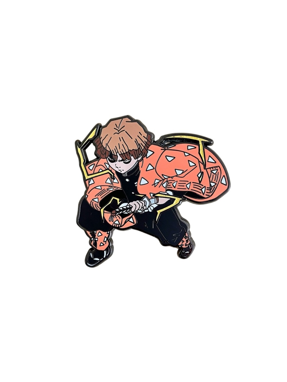 Demon Slayer Anime Zenitsu Agatsu Enamel Pin